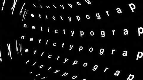 Kinetic Typography Tutorial_Cinema 4D Tutorial_Tunnel_Cinema4D tutorial_Kinetic Typography