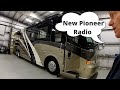 New Pioneer Radio in a Country Coach Magna