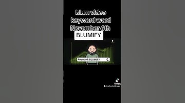 Blum crypto today video keyword November 7th #blum #blumvideocode #blumcrypto