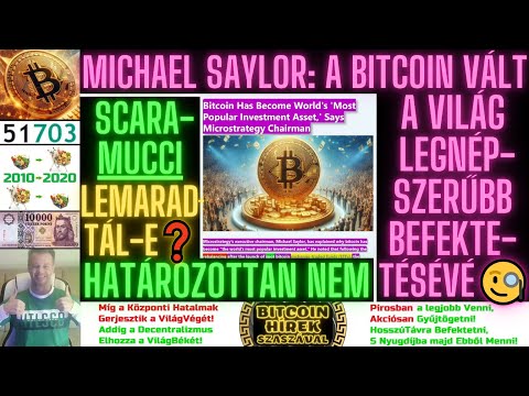 Bitcoin Hírek (1991) - Michael Saylor: A Bitcoin Vált a Világ LegNépszerűbb Befektetésévé Bitcoin Hírek (1991) - Michael Saylor: A Bitcoin Vált a Világ LegNépszerűbb Befektetésévé