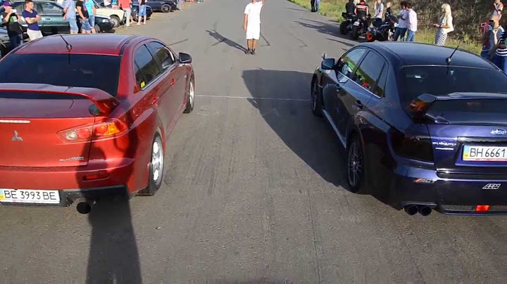 Lancer Evo X vs Subaru WRX STi