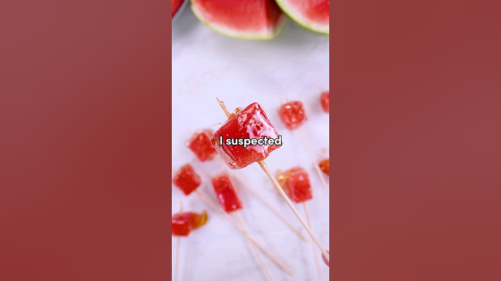 My second Tanghulu attempt turned into a drippy watermelon fiasco!