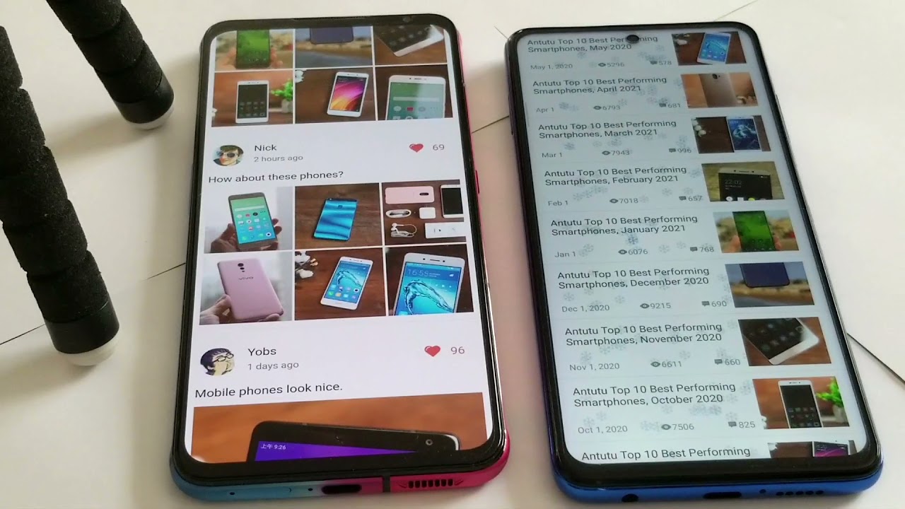 Redmagic 6 vs poco x3 pro antutu benchmark