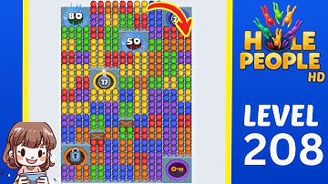 Hole People Level 208 Solution Walkthrough