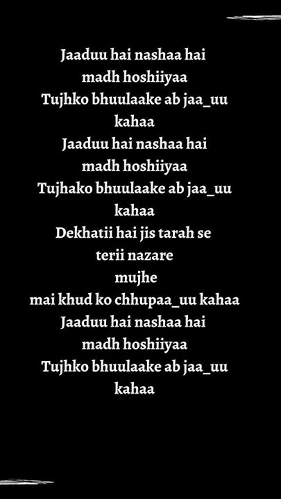 Jaadu Hai Nasha Hai Song Lyrics English Translation Jaadu hai Nasha hai | Jism | Shreya Ghoshal | #love #lyrics #song #