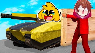 Thumbnail for CAJA MISTERIOSA en GTA 5 ¿HAY TANQUES? 😰 Agujeros Sorpresa Gta5 RaptorGamer