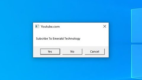 How to Make Fake Error Message on Windows