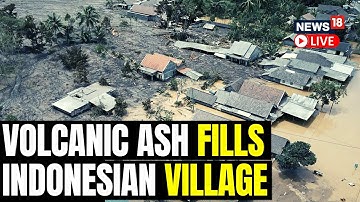 Indonesia Volcano Eruption | Ash From The Eruption Of Merapi Volcano Blankets Villages | News18 LIVE