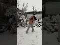 Kung Fu Master in Snow... But in the End, OUCH!