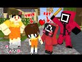 Monster School : Fat Boy and Thin Doll Love Story - Squid Game - Minecraft Animation