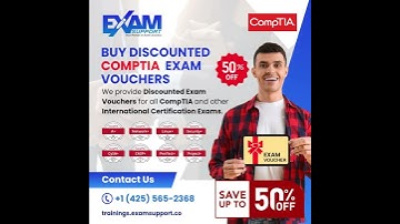 50% Off All CompTIA Exam Vouchers | Save Big with Exam Support