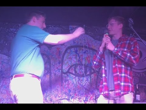 My first REAL stand up comedy show (got kicked off stage)