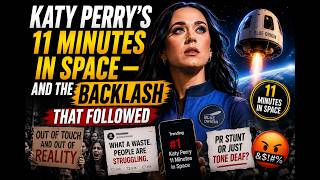Katy Perry's 11 Minutes in Space — And the Backlash That Followed