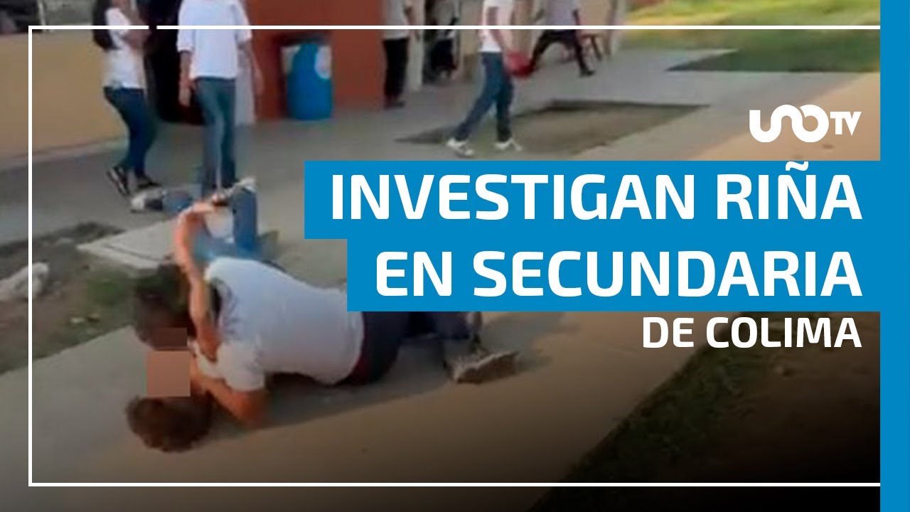 Investigan pelea en secundaria de Colima; alumno quedó inconsciente
