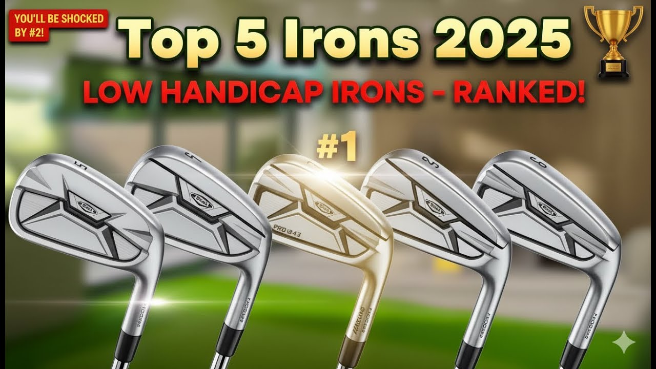 5 лучших айронов для игроков с низким гандикапом в 2025 году (рейтинг лучших 5!)