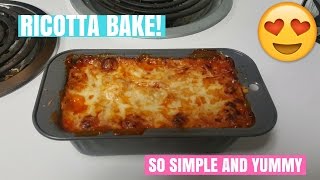 Today, i am going to show y'all a very simple way make ricotta bake.
this is great dish for those who have had bariatric surgery or don't
like pasta. *i...