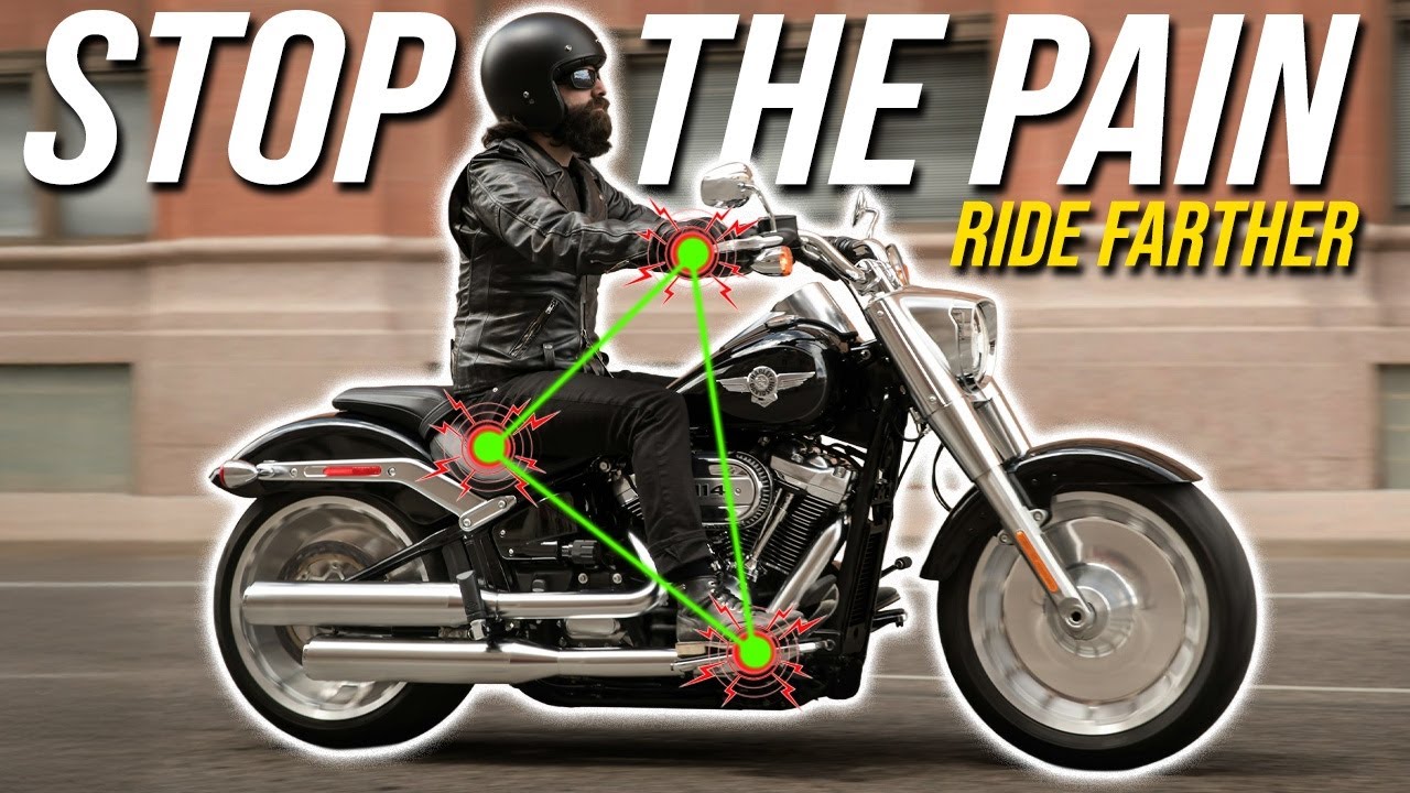 RIDE Motorcycles LONG DISTANCE Without Pain? Here's How!