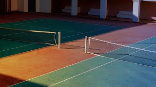 1 Hour ASMR Tennis Court Ambience 🎾 Tennis Match Sounds / White Noise /Study/Relax/Focus