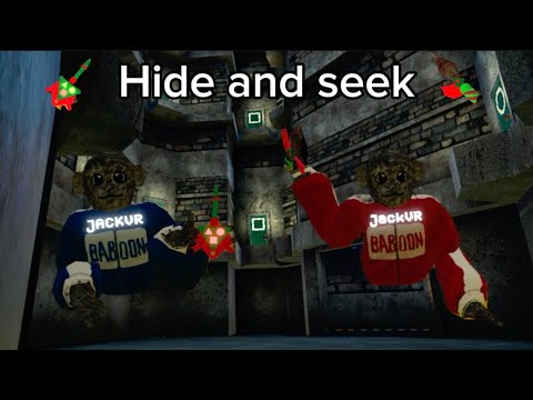 Scary baboon added HIDE AND SEEK to baboon games.