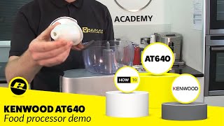 How To Use A Food Processor Attachment- Kenwood