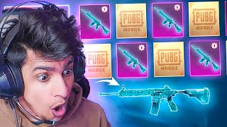😱 M416 GLACIER CRATE OPENING EPIC MOMENT IN PUBG MOBILE - SCOUT, ANTARYAMI, PANDA PUBG -BB REACTS #7