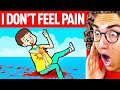 I Don't Feel Pain and My Life is Super Dangerous! (True Story Animation)