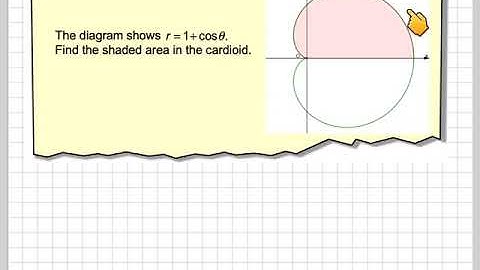 Finding the area enclosed by a polar curve 01