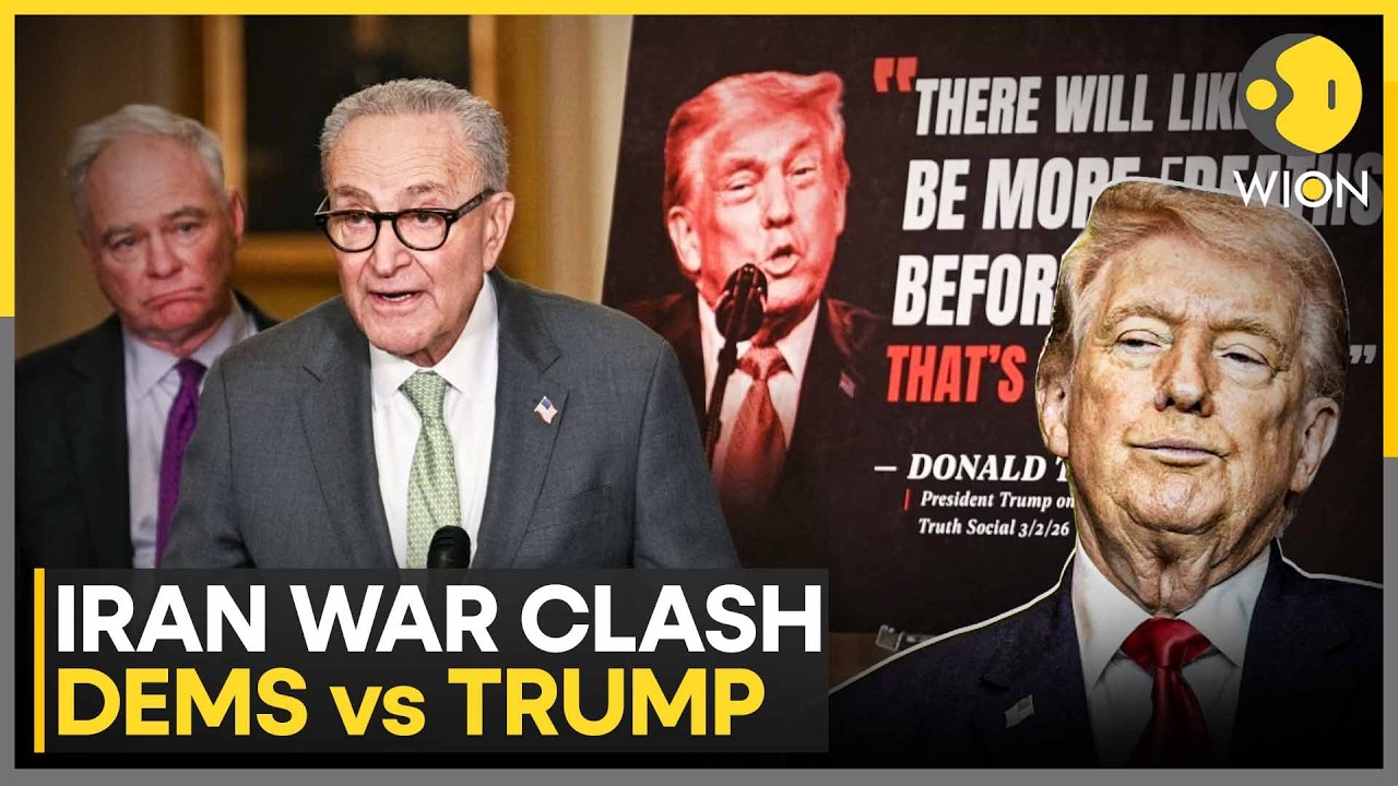 US-Iran War: Democrats Challenge Trump’s Iran War Claims, Warn Conflict May Drag On | WION