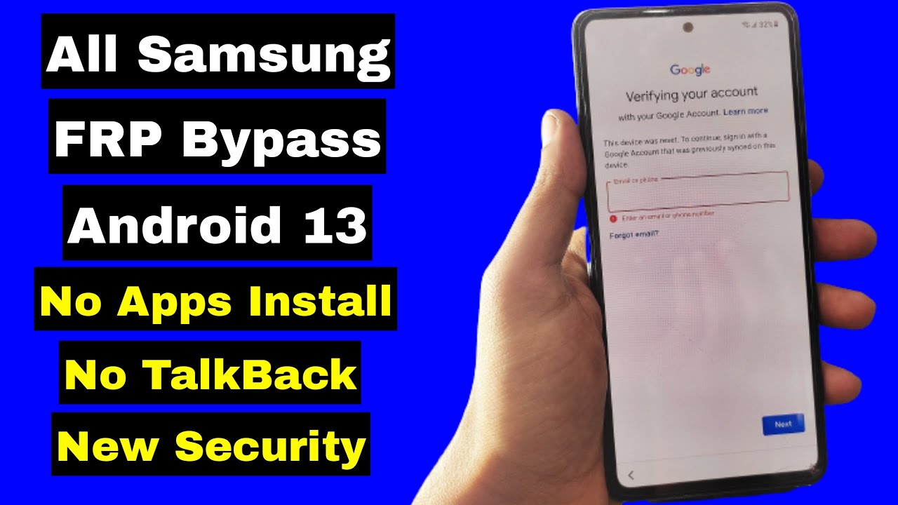 Updated] How to Bypass Samsung FRP on Android 13