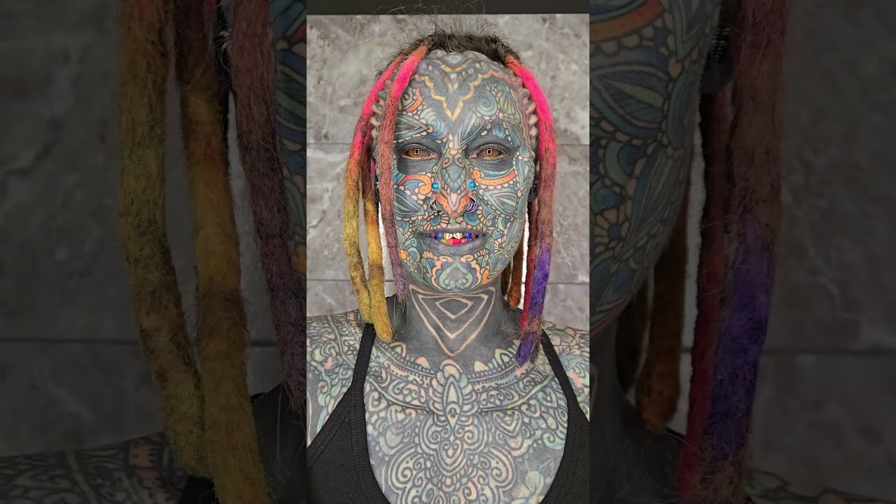 Most Tattooed Women Wishes Guinness World Records A Happy 70th Birthday