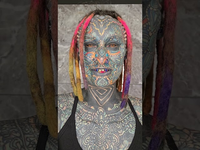 Most tattooed women WISHES Guinness World Records a happy 70th birthday