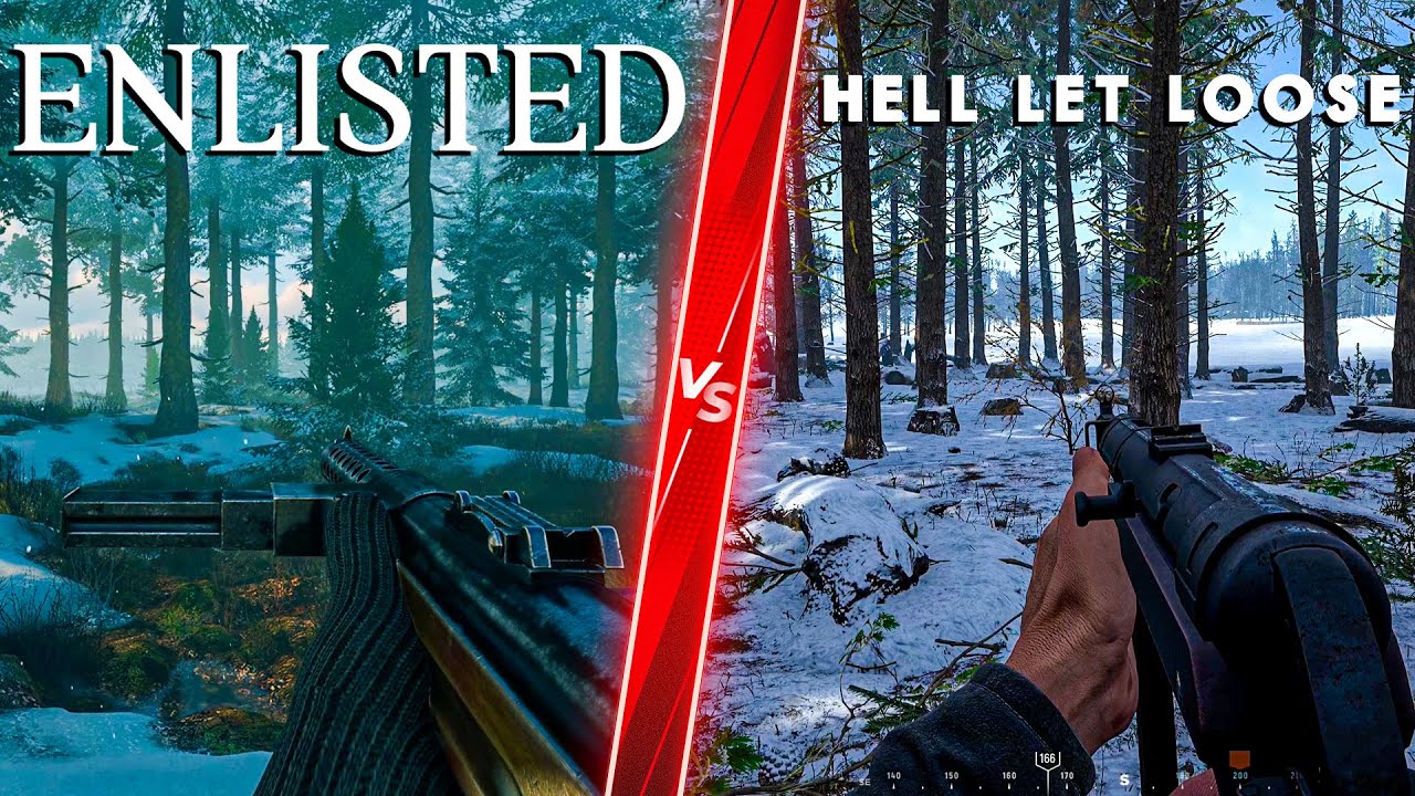 enlisted vs hell let loose enlisted vs hell let loose