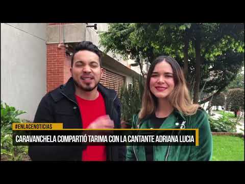 Caravanchela compartió tarima con la cantante Adriana Lucia