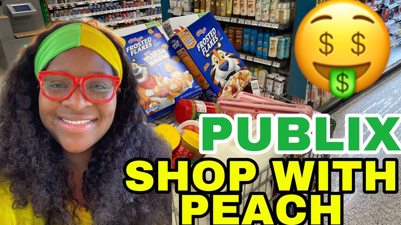 SHOP WITH PEACH 🍑 AT PUBLIX MASSIVE WIC SHOPPING TRIP 🛒 🛍 🛒 YouTube