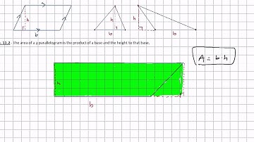 11.2 Areas of Parallelograms, Triangles and Rhombuses