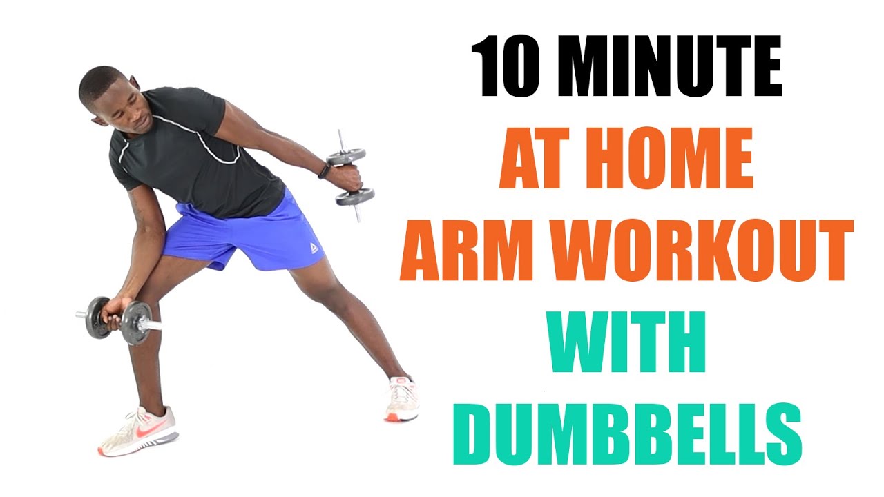 Simple Tricep Workout At Home With Dumbbells 10 Minutes for Fat Body