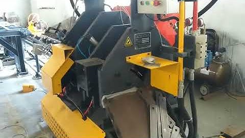 Flat bar punching marking shearing line