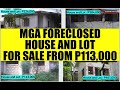 HOUSE and LOT for Sale P113K to P500K from BFS Foreclosed Properties