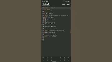 C program to explain Fibonacci series||#gogetting #youtube #youtubeshorts #programming #computer #yt
