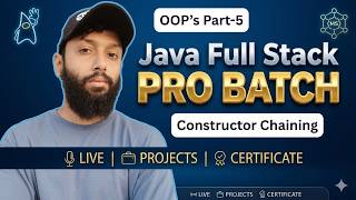 Master OOPs in Java Part-5🚀 | Constructor Chaining in Java | CoreJava Day-22
