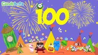 Candybots Numbers 123 - Learn counting 90 to 100 number - Education Apps for Kids screenshot 5