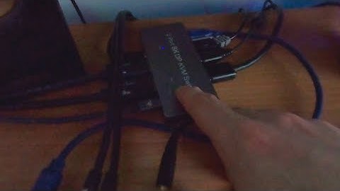 KVM Switch: 2 PCs 1 Monitor 1 Keyboard 1 Mouse