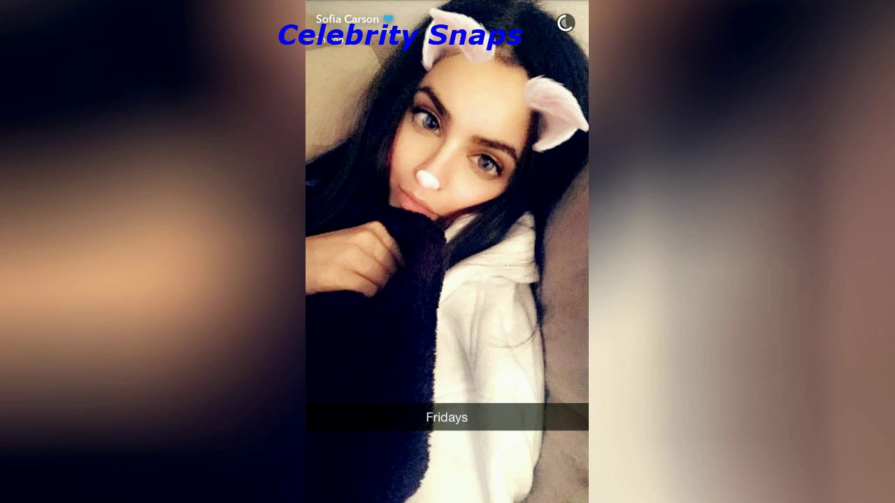 Sofia Carson Snapchat Stories April 14th 2017 Celebrity Snaps