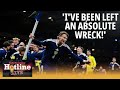 Jubilant and ecstatic Scotland fans react after historic World Cup qualification against Denmark
