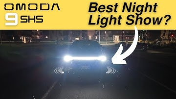 Omoda 9 SHS Light Show | INSANE Night Welcome Lights & Ambient Effects