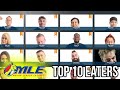 Top ten eaters in the world  2020 major league eating rankings