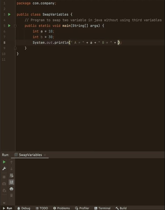 Swap two variables without using third variable | Java interview ...