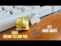 Akko creamy yellow pro vs ktt kang white stock  sound comparison