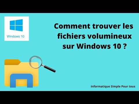 Vidéo: Comment trouver des fichiers volumineux sous Windows 8 ?