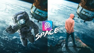 Space Photo Editing Concept Picsart  Tutorial screenshot 4